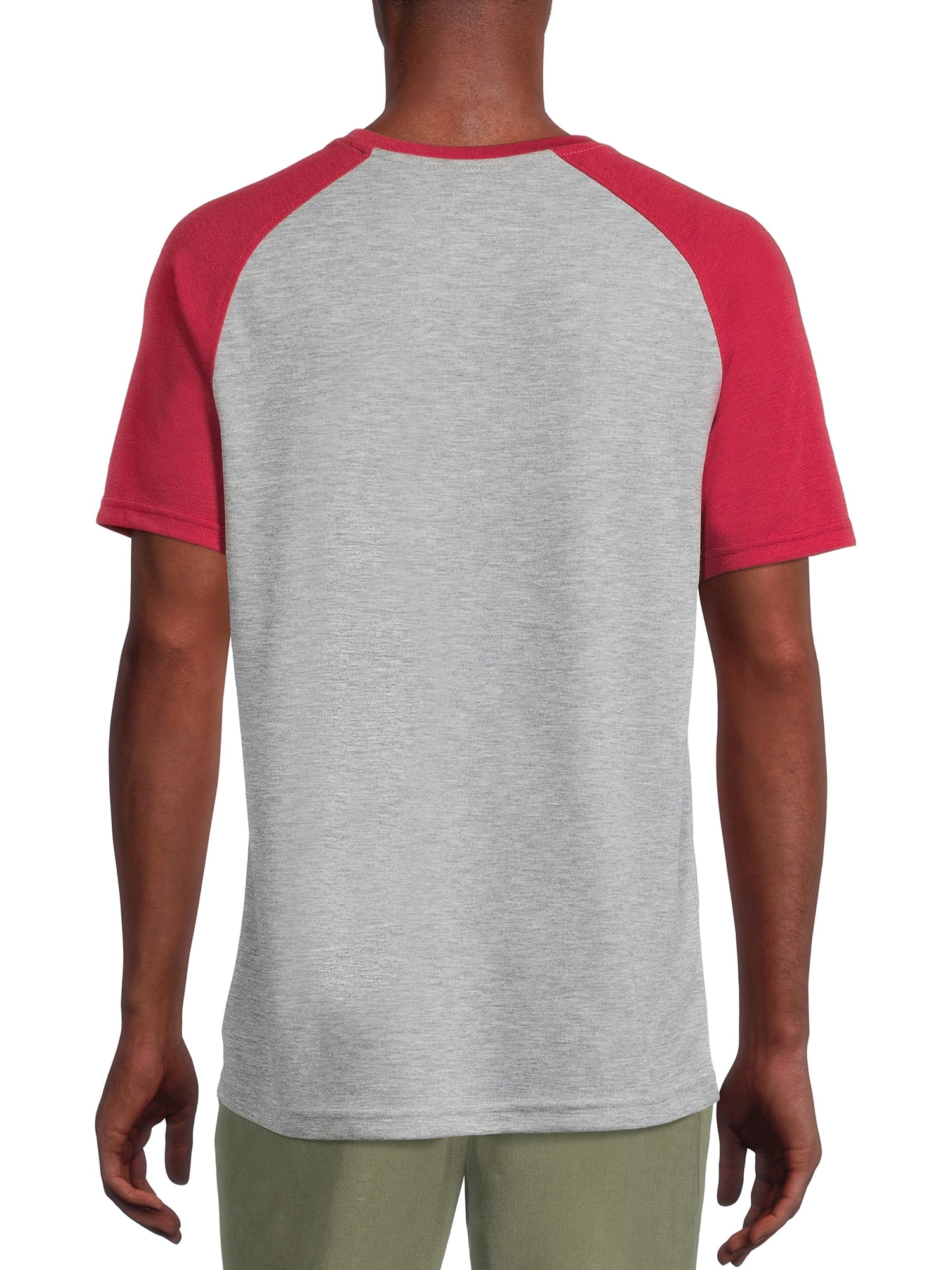 George Men's Raglan Tee with Short Sleeves, 2-Pack