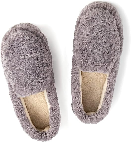 Zizor Women's Memory Foam Cozy Fuzzy Fleece Comfy Slippers, Ladies ...