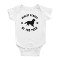 thumbnail image 1 of Plus Récent Membre de la Meute Golden Retriever Chien Mignon Cache-Couche pour Bébé Garçon Fille, 1 of 5