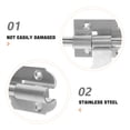 thumbnail image 3 of Barrel Bolt Slide Locks Bolt Latch Slide Latch Door Lock Barrel Bolts For Door 4 Inch Lock For Door Gate Lock Slide Door Lock Latch Door Locks For Inside Door, 3 of 8