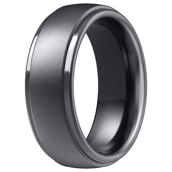 ThunderFit Silicone Men’s Wedding Rings, 10mm Wide 2.5mm Thick Rubber Wedding Bands
