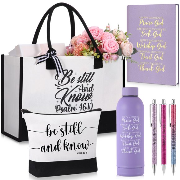 Set de bolsa de regalo Shinylin Purple Christian 42 x 30 x 19 cm