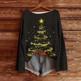 thumbnail image 3 of Birdeem Chandail de Noël Imprimé à Manches Longues pour Femmes, Col Rond, Haut Tricoté à la Mode, Chandails de Noël pour Femmes, Hauts de Noël pour Femmes, 3 of 4