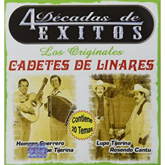 Los Cadetes De Linares - 4 Decadas De Exitos CD