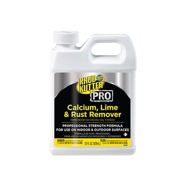 KRUD KUTTER Pro Calcium, Lime & Rust - Stain remover - liquid - bottle - 28 fl.oz - mild - professional - light yellow