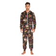 thumbnail image 3 of FORMRS Onesies Pajama for Adults Unisex Hoodie Winter Jumpsuit One Piece Sleepwear, Sizes S-2XL, Chocolate Cakes, 3 of 7