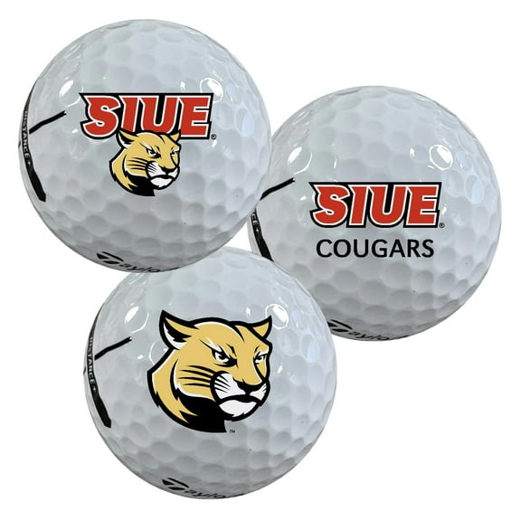 Southern Illinois University Edwardsville Cougars Logo Edition Taylormade Distance Golf Balls 12-Pack (Dozen)