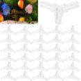 thumbnail image 3 of Aquarium 3 Way Adapter, Non-Toxic Aquarium 4 Way Connector, Strong PVC Plastic Environment Fish Pond Fish Tank Adapter Connector for Aquarium Crystal 3 Way,Crystal L Shape,Crystal, 3 of 7
