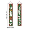 thumbnail image 3 of Nkmbld Christmas Door Decorations Christmas Couplet Door Curtain Custom Party Decoration Door Cover Christmas Flag Background Cloth, 3 of 8