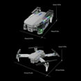 thumbnail image 5 of 15 Year Old Boy Gifts, Drone with 1080P HD FPV Camera Remote Control Toys Gifts for Boys with Altitude Hold Headless Mode Start Speed Adjustment, Gray, One Size, 5 of 9