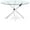 Chrome, variant on Meridian Furniture Xander Chrome Dining Table