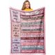 thumbnail image 1 of LHSHID to My Bonus Daughter Gifts Throw Blanket Step Daughter Gifts from Stepmom Stepdad for Teen Girls Women Best Stepdaughter Gifts for Christmas Valentine’s Mother’s Day Birthday Gifts 30"x40", 1 of 7
