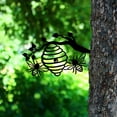 thumbnail image 6 of Novelty Metal Bee Hive Garden Decor Sculpture Honeycomb Decoration Tree Silhouette Hanging Bees for Garden Yard Backyard Lawn, 6 of 9