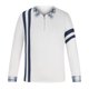 thumbnail image 1 of Mangas largas con rayas y cremallera con estampado de posicionamiento para hombre Otoño 2022 Pompotops oipoqjl50791, 1 of 6