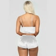 thumbnail image 6 of Tbopshirt Sexy Lingerie for Women,Womens Lingeries Set New Women Fashion Lingerie Velvet Camisole Bow Shorts Set Plus Size Bra Underwear,Valentines Day Gift for Her, 6 of 9