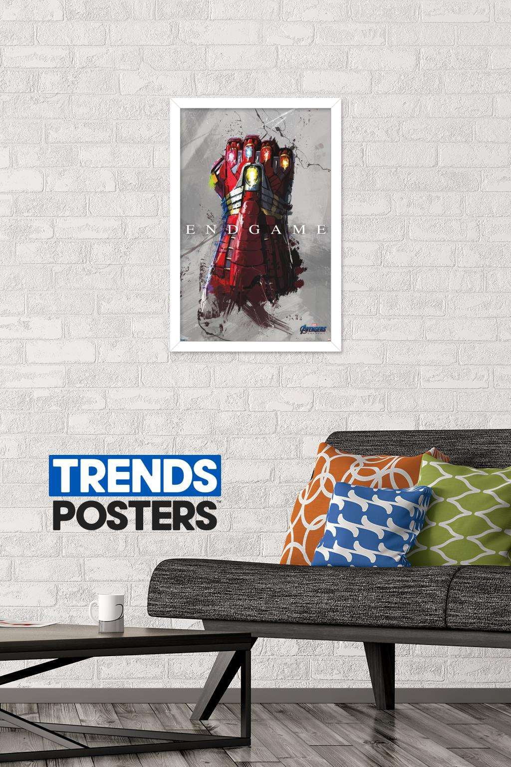 Marvel Avengers: Endgame - Stark Gauntlet Wall Poster, 14.725" x 22.375", Framed