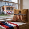 thumbnail image 4 of Beautynvta 4th of July Pillow Covers, 18x18 Inch, Vintage American Flag Stars Stripe Patriotic Throw Cushion Case for Independence Day, Memorial Day, 250th Anniversary Decor, 4 of 6