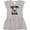 AC-Heather Grey, variant on Inktastic Dog Bulldog Squad Gift Baby Girl Dress