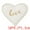 LOVE-10*9.2*1.3cm, variant on Unique Bargains Ceramic Jewelry Tray Trinket Ring Dish for Organizing Earrings Necklaces White-9*9.2*1.3cm