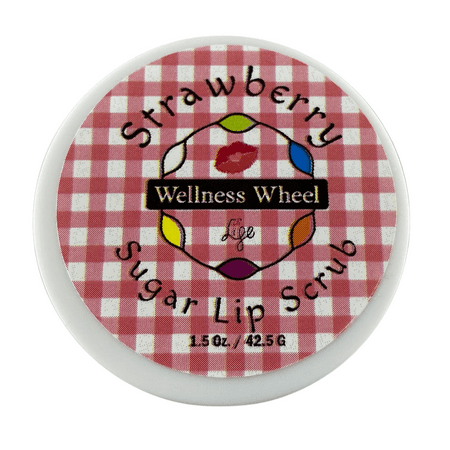 Strawberry Sugar Lip Scrub by Wellness Wheel Life