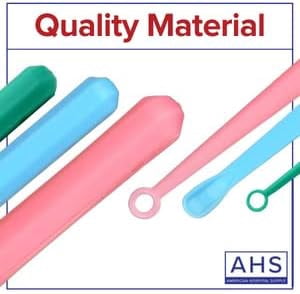 American Hospital Supply 4mm Green Ear Wax Curettes - Pack of 50