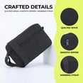 thumbnail image 4 of INSPIRE CHIC Travel Crossbody Bags Puffy Shoulder Handbag with Adjustable Strap for Women Black, 4 of 6