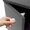 thumbnail image 2 of Magnetic Child Lock Children Protection Baby Safety White Plastic Lock Drawer Latch Cabinet Door Lock Limiter kids Security Lock, 2 of 5