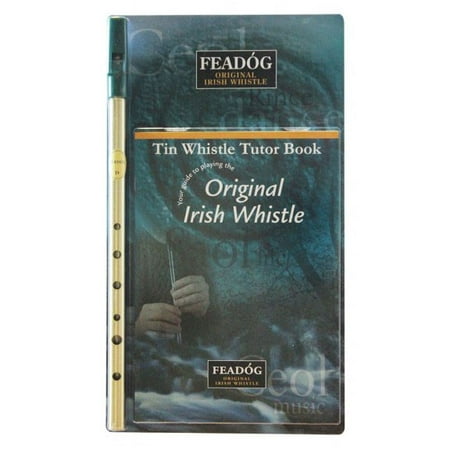 Feadog Irish Whistle - Key of D - Includes Book