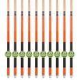 thumbnail image 2 of Lot de 10 Queues de Billard ASKA L2 Orange, Longueur Standard 58 Pouces, Tige Canadian Maple, Embout Rigide 13 mm, Poids Mixtes, 2 of 5