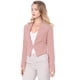 thumbnail image 2 of Día de San Patricio Chaqueta Corta Casual De Negocios De Oficina De Trabajo Sin Cuello Para Mujer Rosa XL, 2 of 6