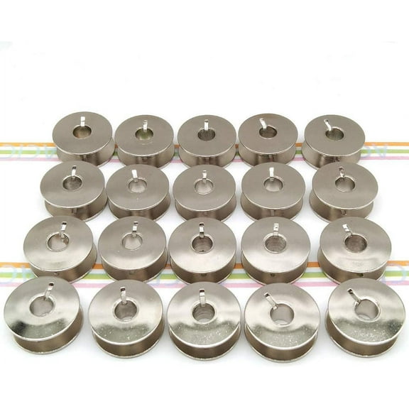 20 Sewing Machine Metal Bobbins for Janome 1600P,1600P-DB,1600P-DBX,1600P-QC,1600 Series,MB-4#761094104,55623