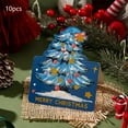 thumbnail image 2 of WEGFTDUOP Christmas Christmas Tree Stamping Greeting Cards Flower Shop Baking Gift Giving Small Cards Message Cards, 2 of 6