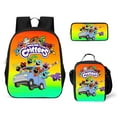 thumbnail image 1 of Smiling Critters School Bag Three-Piece Set Cartoon Backpack Shoulder Bag Pencil Bag Smiling Little Animals, 1 of 2