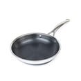 thumbnail image 1 of Hexclad 8 Inch Hybrid Stainless Steel Frying Pan with Stay-cool Handle - PFOA Free, Dishwasher and Oven Safe, Non Stick, Works with Induction cooktop,, 1 of 2