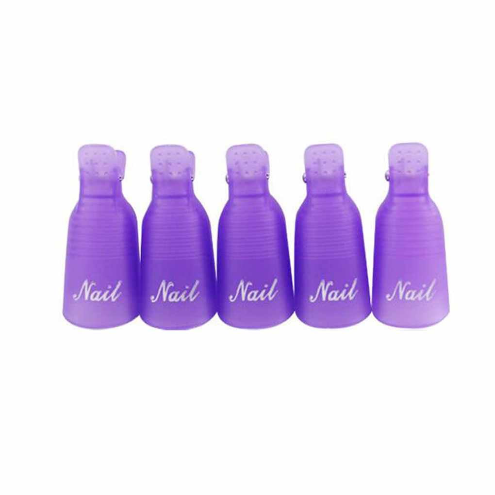 10PCS Gel Nail Polish Remover Gel Nail Polish Remover Clips Kit Durable Manicure Tools