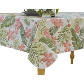 Everyday Luxuries Sonoma Damask Print Flannel Backed Vinyl Tablecloth 52x70 Oval Sage 52 Quot X 70 Quot Oval Walmart Com Walmart Com