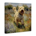thumbnail image 4 of Stupell Industries Happy Running Terrier Dog Animals & Insects Painting Gallery Wrapped Canvas Art Print Wall Art, 24 x 24, 4 of 8