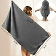 thumbnail image 3 of BGZLEU Large Microfiber Hair Towels for Women, Super Absorbent & Quick Dry Hair Towel Wrap for Curly Hair Long & Short Hair- Anti-Frizz Hair Turbans for Wet Hair(Gray), 3 of 9