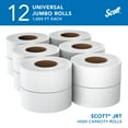 thumbnail image 2 of Scott Professional High-Capacity Jumbo Roll Toilet Paper, Bulk (07805), 2-Ply, Septic Safe, White, Non-Perforated (12 Rolls at 1,000' Each, 12,000'/Case), 2 of 11