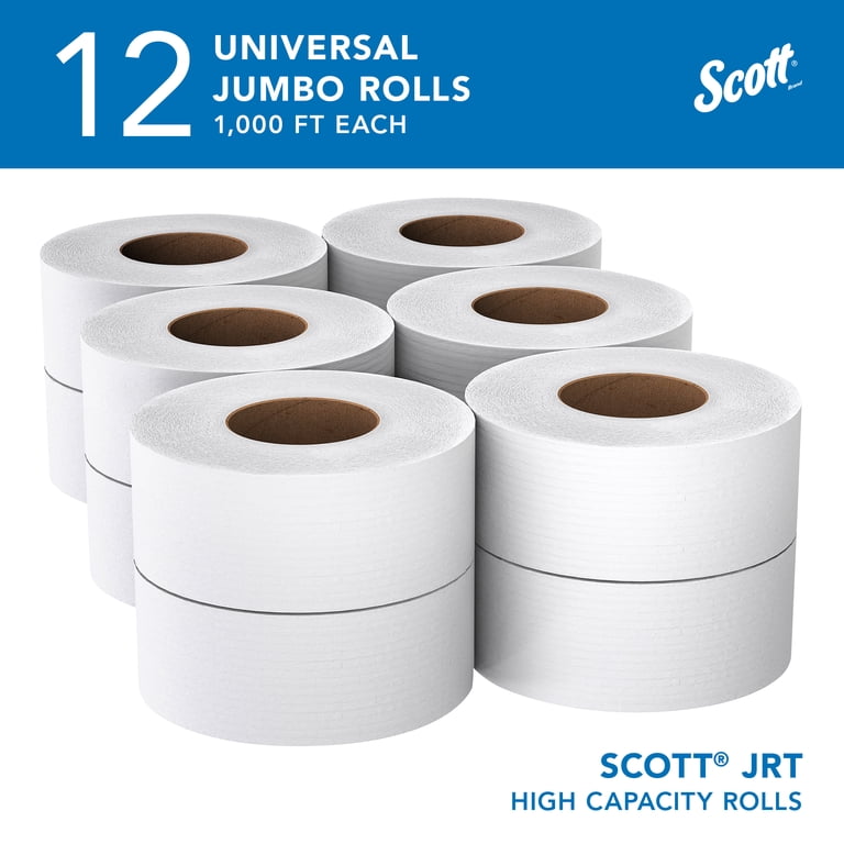 Scott Professional High-Capacity Jumbo Roll Toilet Paper, Bulk