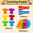 thumbnail image 3 of Contando Koalas Juguetes Juegos De Combinación Con Tazones De Clasificación Clasificación De Juguetes Para Niños Pequeños Actividades De Aprendizaje Preescolar Para Matemáticas Color Sensorial Montess, 3 of 5