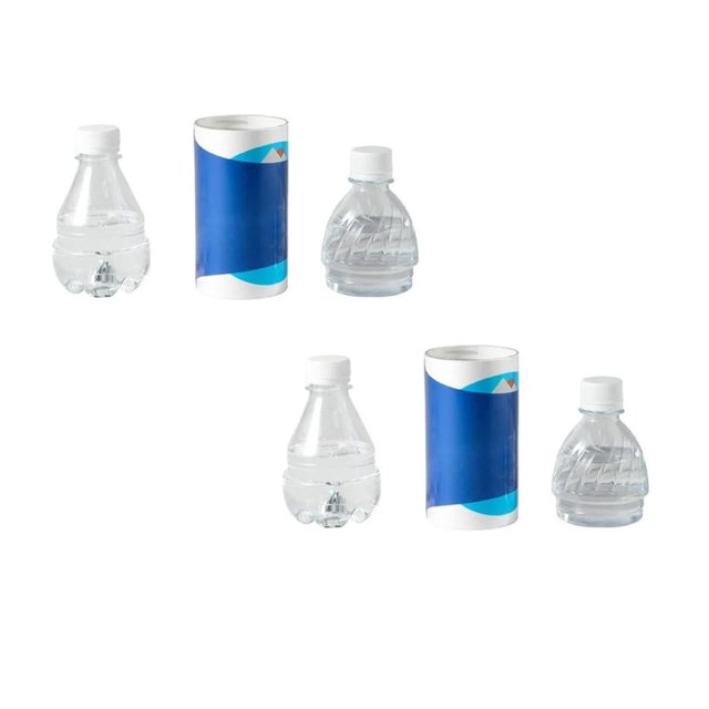 Oleegame 2PC Hidden Water Bottle Storage Tank Water Bottle Hidden Stash Containers Diversion Bottle Secret Container Bottled Water Unscrews To Store Your Valuables Blue
