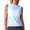Light Blue, variant on Workout Tank Tops Woman Summer Lightweight Semi Sheer Crewneck Open Back Sleeveless Shirt Athletic Running Tanks
