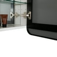 thumbnail image 6 of Better Homes & Gardens Matte Black Aluminum Frame Wall Mount Mirror Medicine Cabinet, 6 of 11