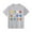 Grey, variant on Tiijoy Toddler Graphic Tee Planet Print Short Sleeve T Shirt for Boys Girls, Sizes 3-4