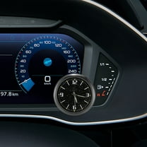 Qiweii Multifunctional Starry Sky Car Clock, Glow-in-The-Dark Digital Quartz Dashboard Clock with Date/Temperature Display, Universal Car Accessories for Truck SUV Van