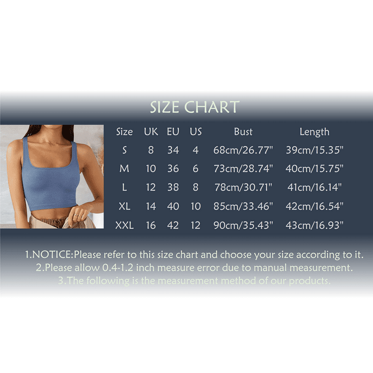 EHQJNJ Camisole Tops for Women with Bra Spring New European and American  Style Women's Clothing Solid Color Fashion Trend Thread Short Vest Bustier