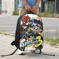 thumbnail image 6 of Splatoon Backpack, Large Capacity 17 Inch Laptop Backpack, Durable Casual Daypack, Water Resistant, 17.3x12.2x5.5 Inch, 6 of 8