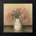 thumbnail image 2 of Atria, Cristin 12x12 Black Modern Framed Museum Art Print Titled - Royal Tulips, 2 of 5