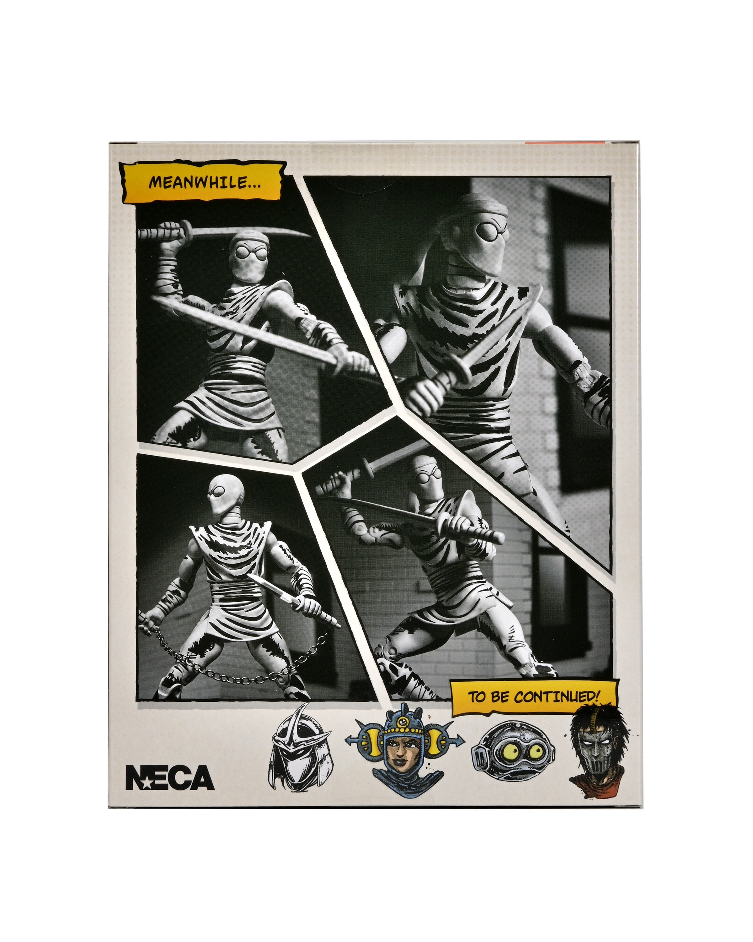 Teenage Mutant Ninja Turtles (Mirage Comics) - 7” Scale Action Figure - Black & White Foot Ninja